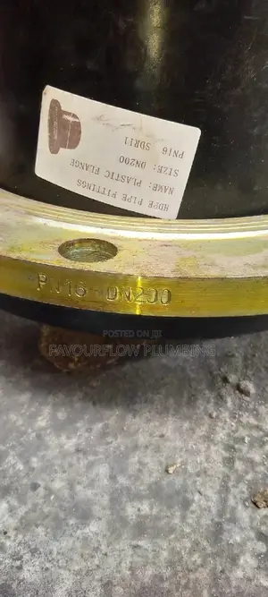 200mm HDPE Adaptor With Iron Flange
