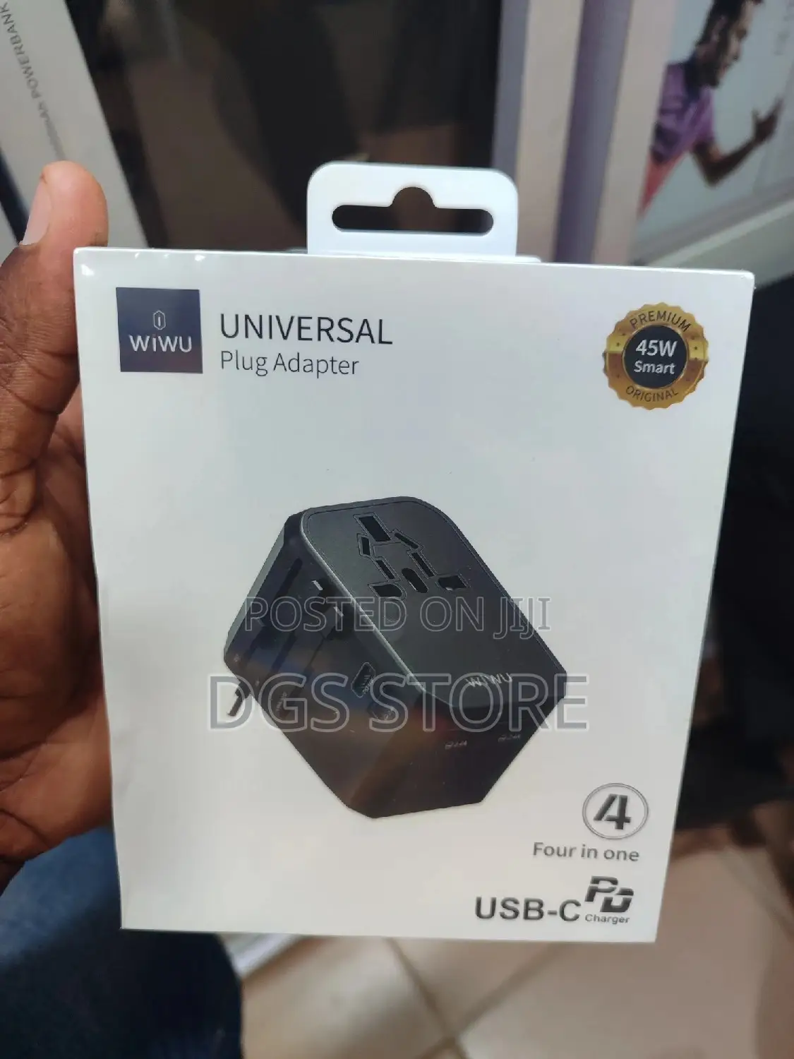Wiwu Universal Plug Adapter 45w 4in1