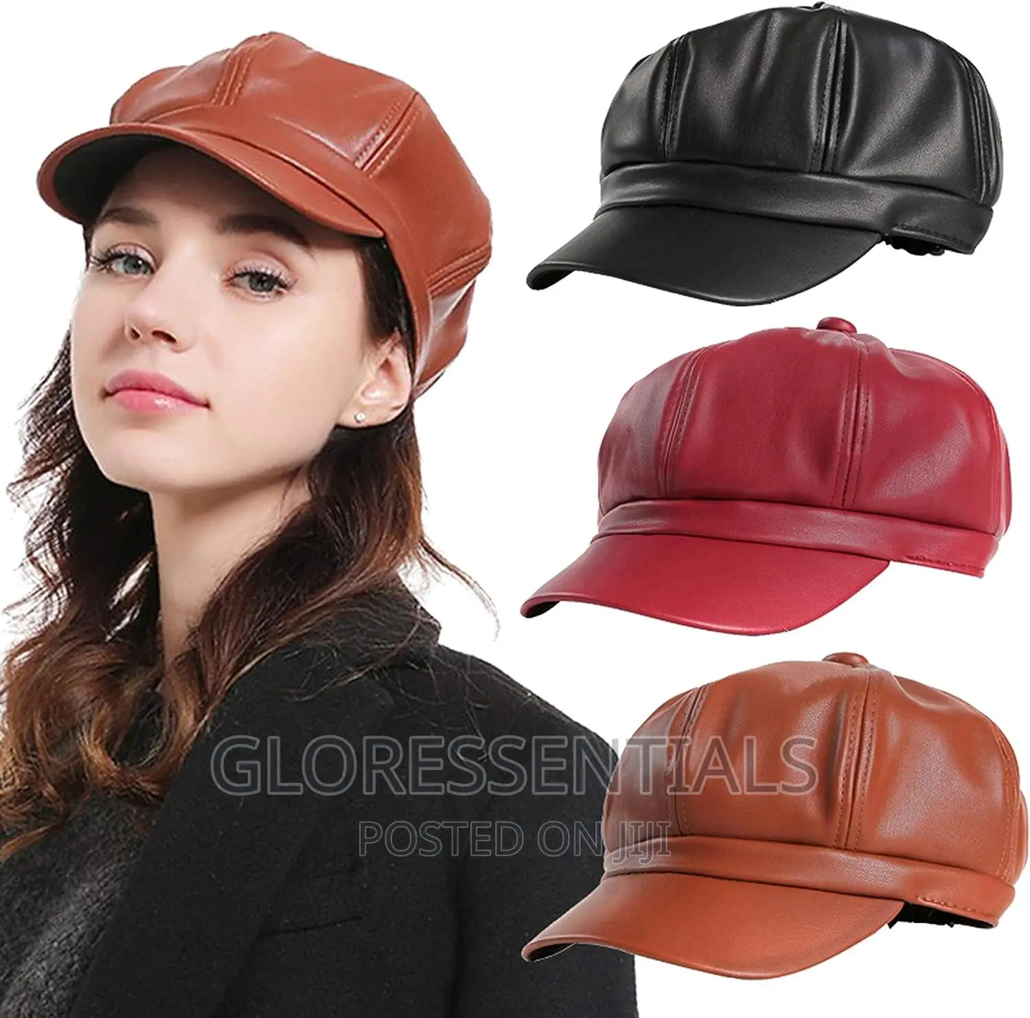 Leather Caps Unisex Fashion Cap