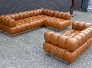 L Shape Leather Chair