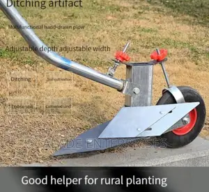 Manual Ridger Pull Plow Micro Tiller Plow Furrow Opening