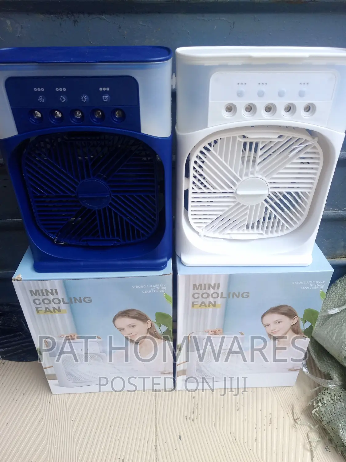 Table Mist Table Fan With Lights