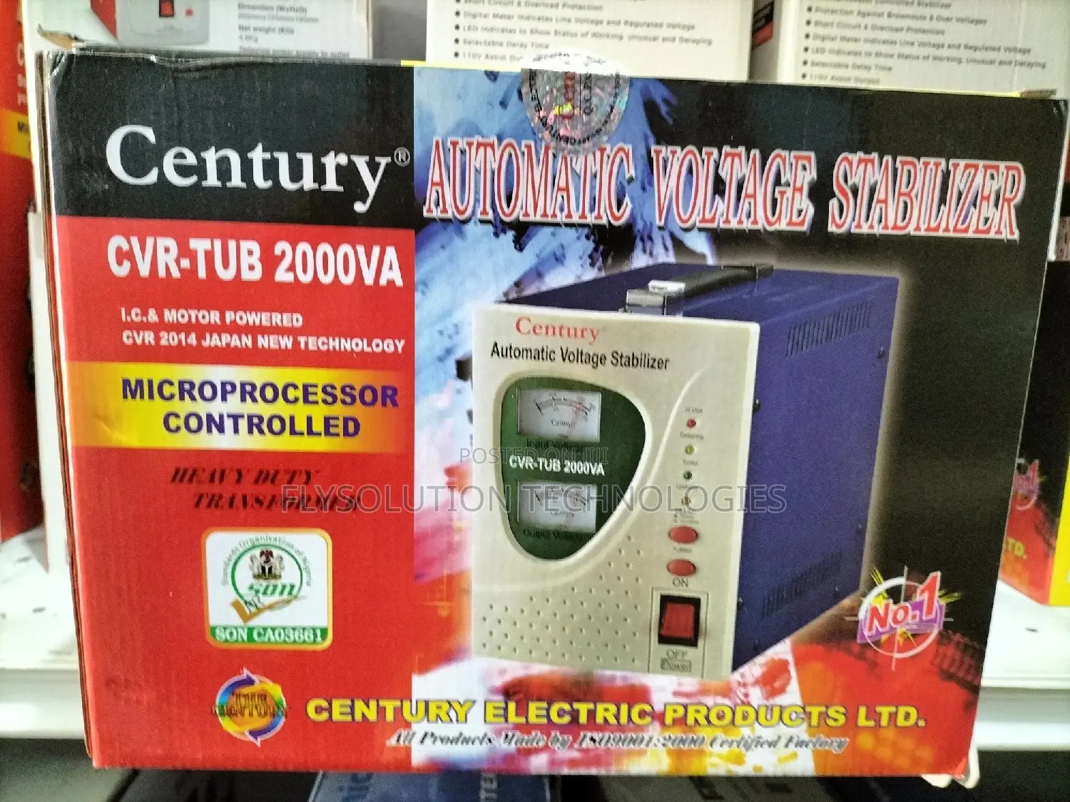 Century Automatic Voltage Stabilizer - 2000w