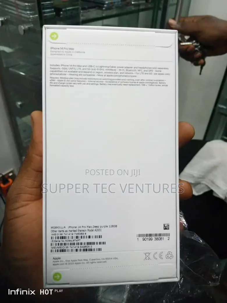 New Apple iPhone 14 Pro Max 256 GB Black