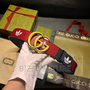 Original GUCCI Leather Belts Available in Store