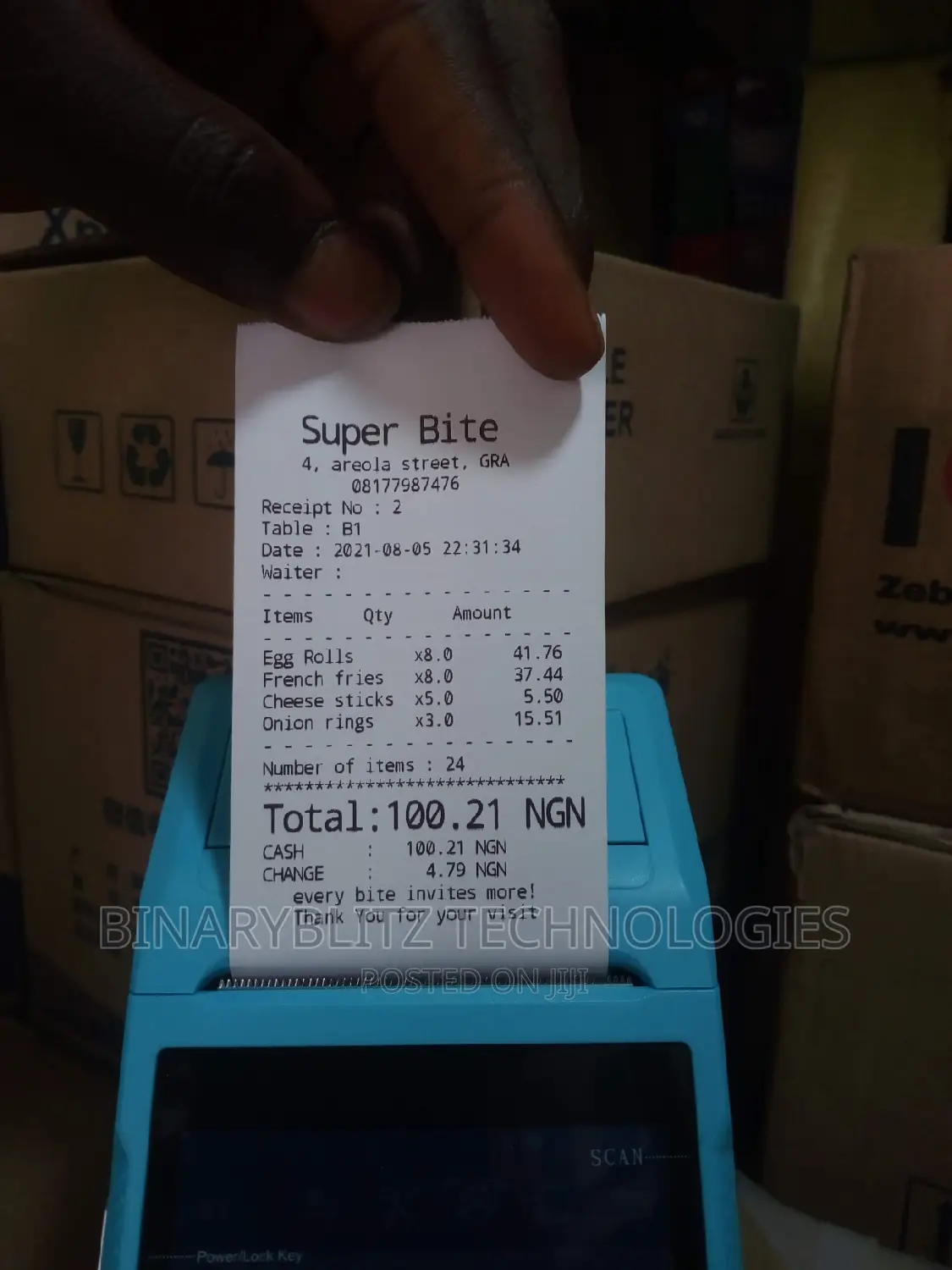Handheld Point of Sales (Pos) - Android