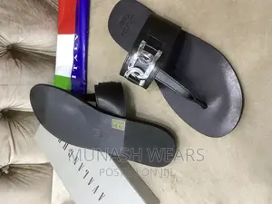 Italian Avalanche Leather Slippers