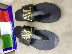 Italian Avalanche Leather Slippers