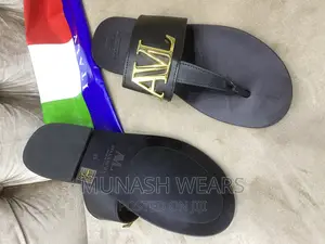 Italian Avalanche Leather Slippers