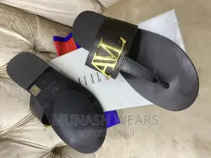 Italian Avalanche Leather Slippers