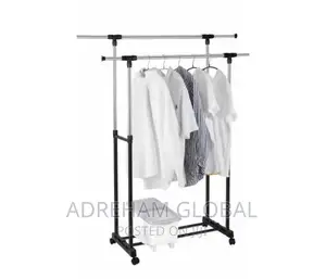 Big Pipe(Heavy Duty) Double Pole Hanger With Wheels.