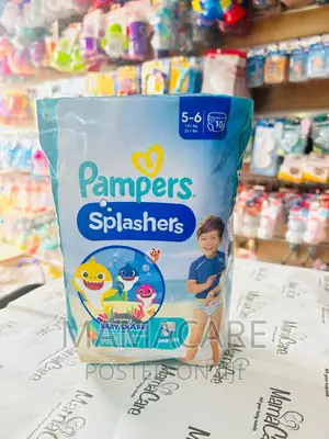 Pampers Splasher Baby Shark Size 5-6 SWM Nappies 10pack
