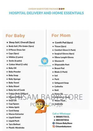 Hospital and Home Delivery Package