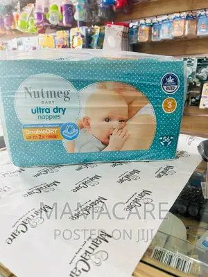 Nutmeg Ultra Dry Nappies Size 3 56 Nappies