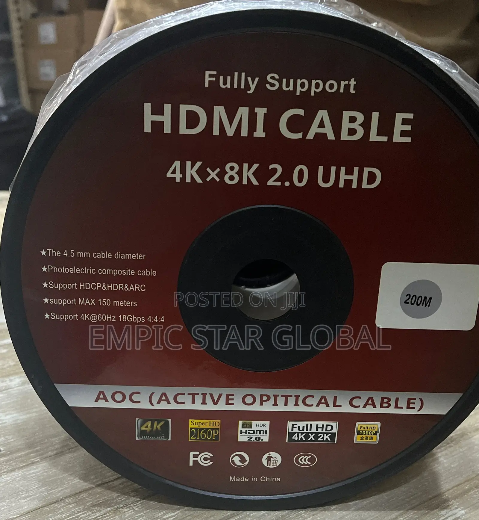 200m Hdmi Optical Fiber Cable