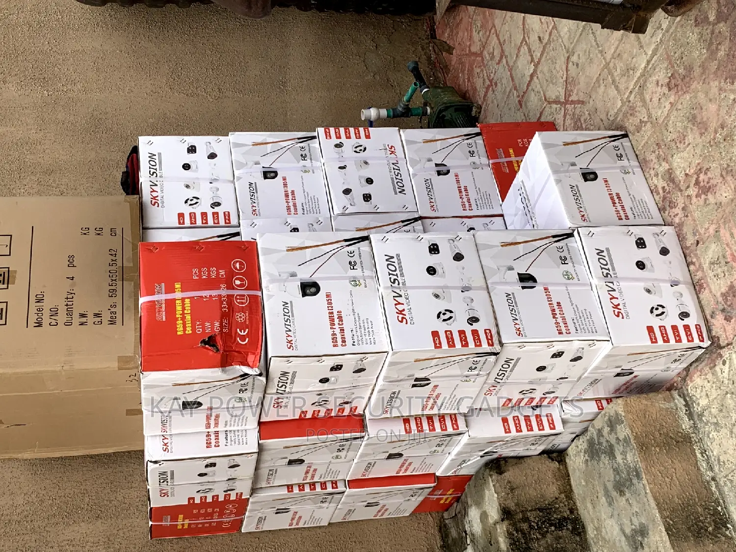 Rg59+ Power Coaxial Cable (305m)