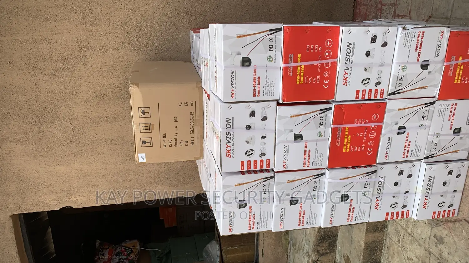 Rg59+ Power Coaxial Cable (305m)