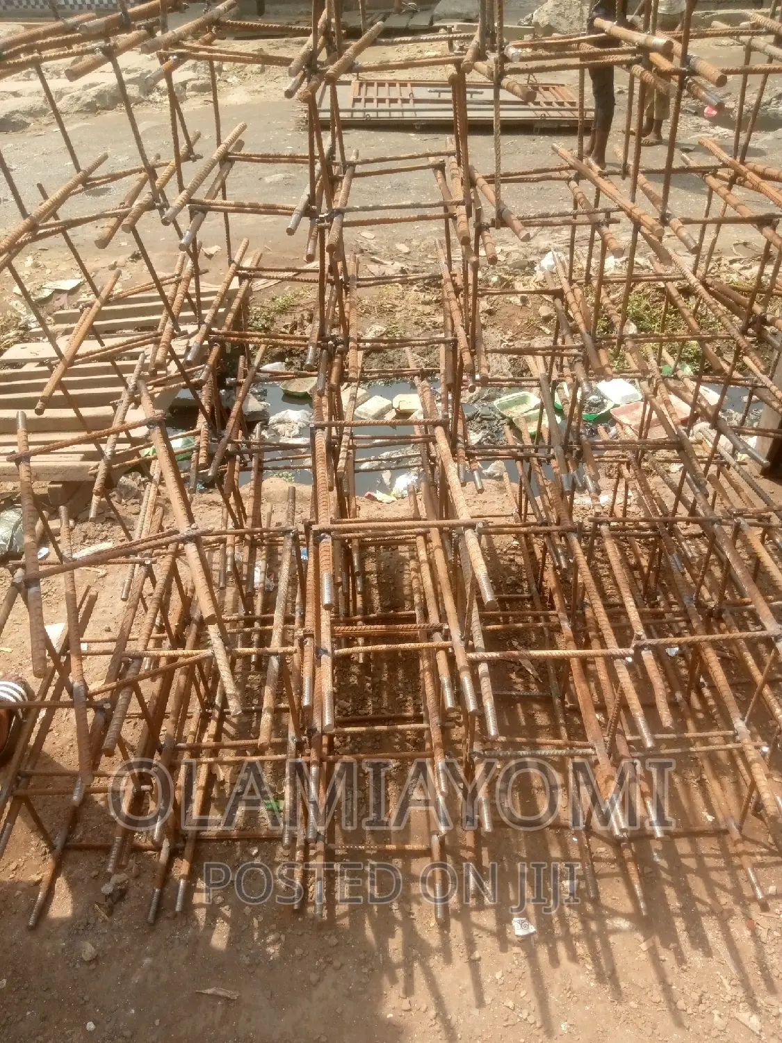 Solar Pole With Foundation Iron Rod