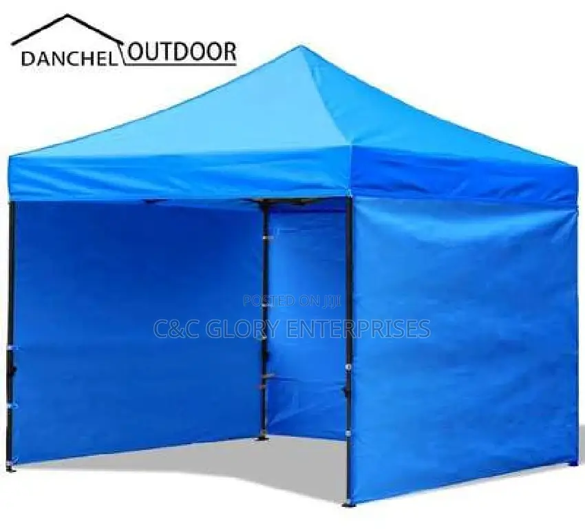 Foldable Canopy/Gazebo 10ft by 10ft (Blue Pole)