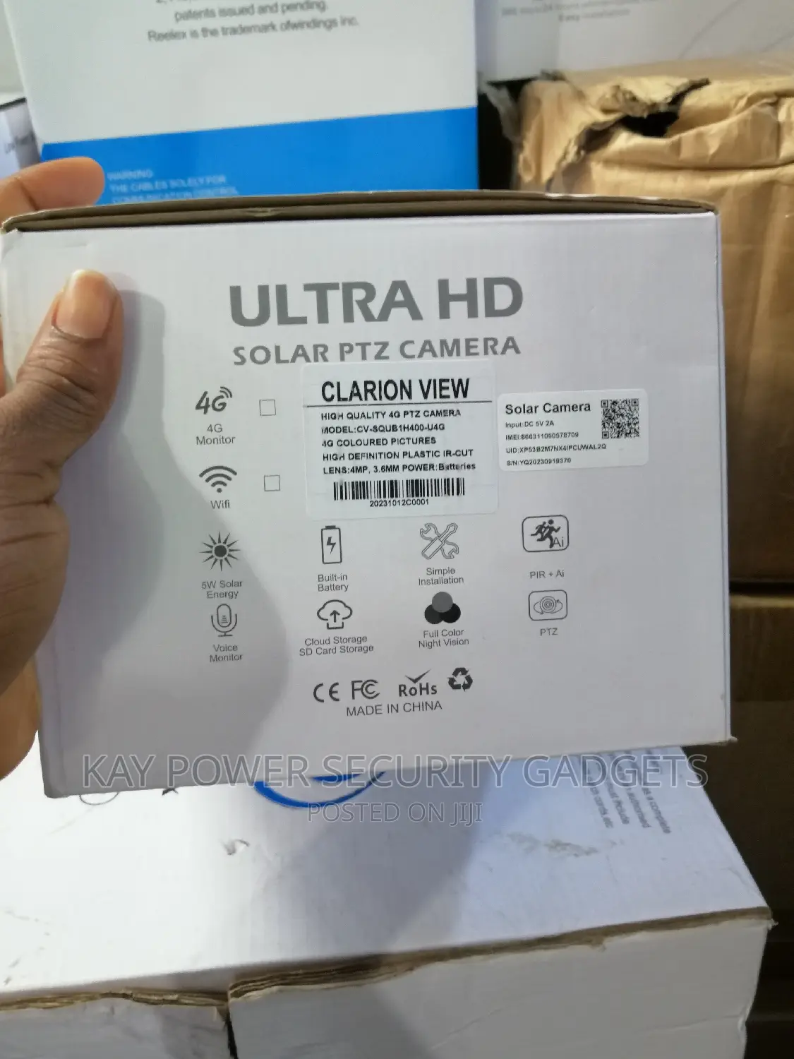 High Quality 4g Solar PTZ Camera