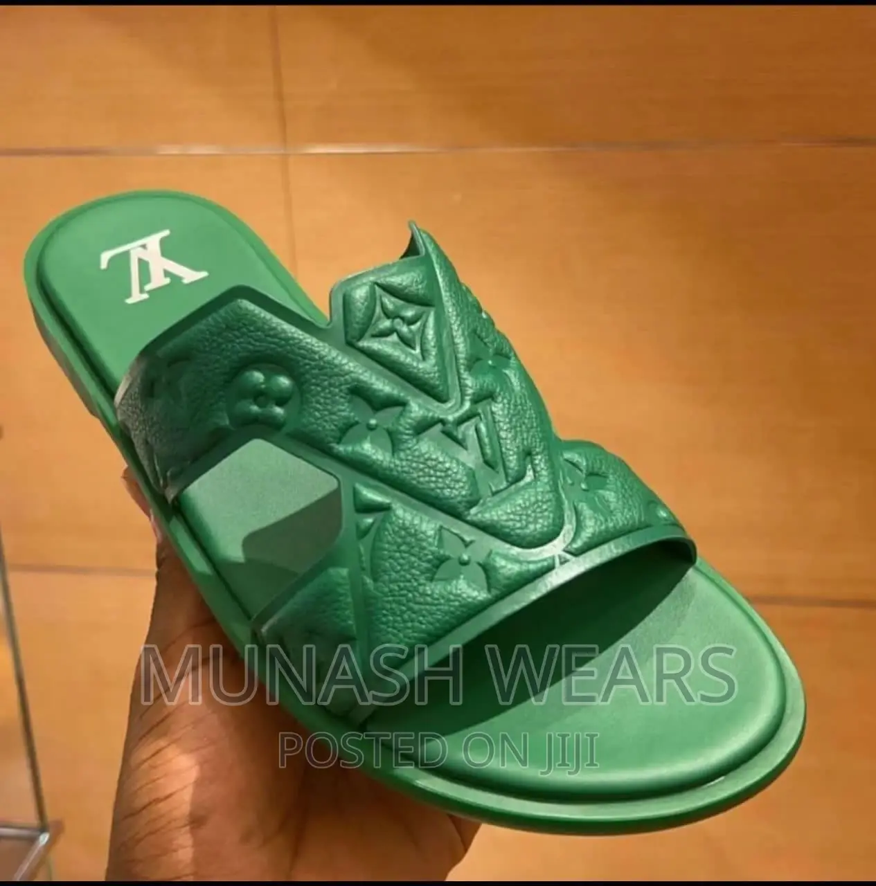 Louis Vuitton Leather Slipers
