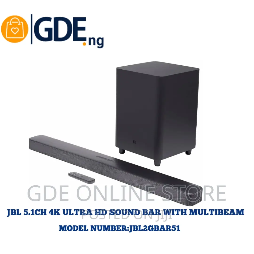 JBL 5.1ch Ultra HD Soundbar With Wireless Subwoofer in Lagos Island