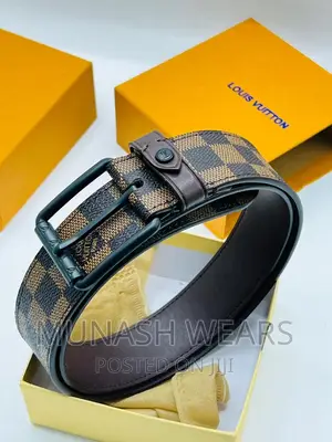 Original Leather Louis Vuitton Belt