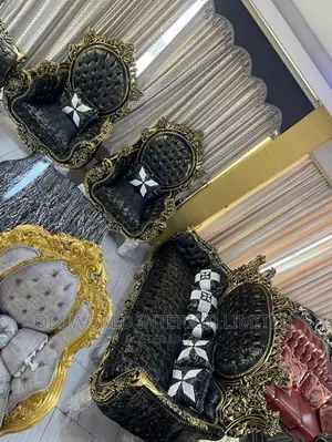 Egyptian Gold Royal Sofa Set New Design