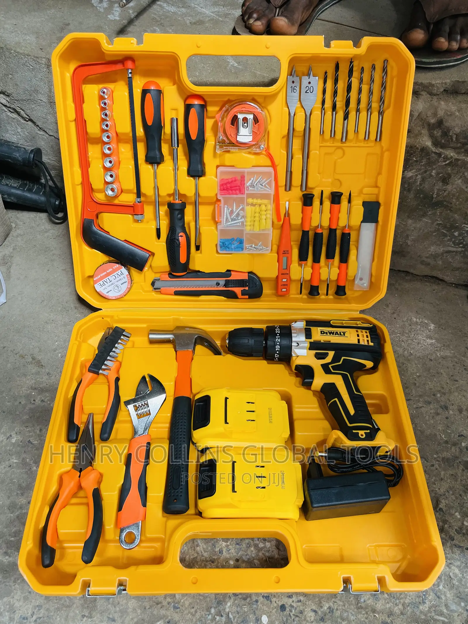 Dewalt Tools Box With Drilling Machine