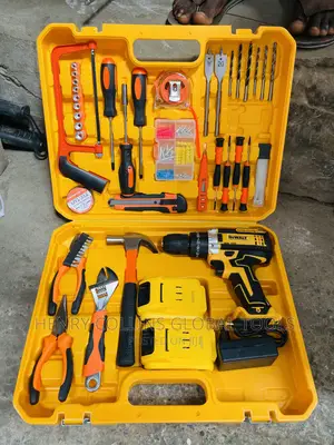 Dewalt Tools Box With Drilling Machine