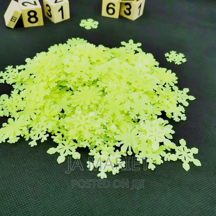 Flakes Glow in the Dark