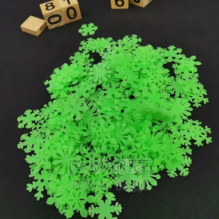 Flakes Glow in the Dark