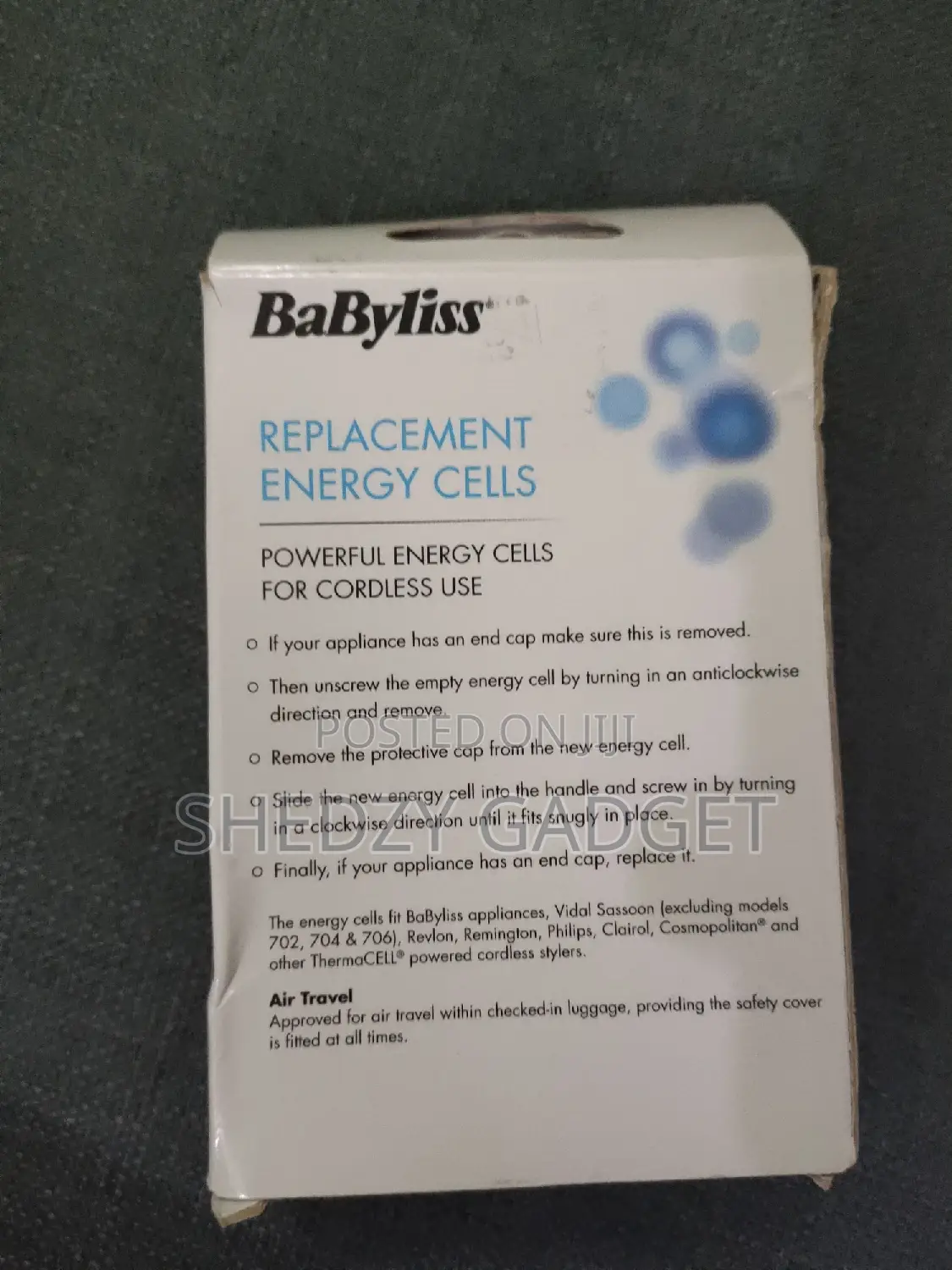 Babyliss Replacement Energy Cells