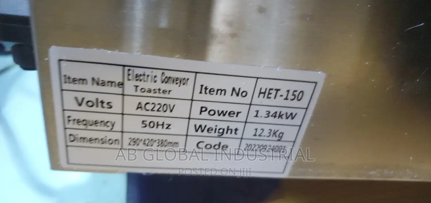 Conveyor Bread Toaster