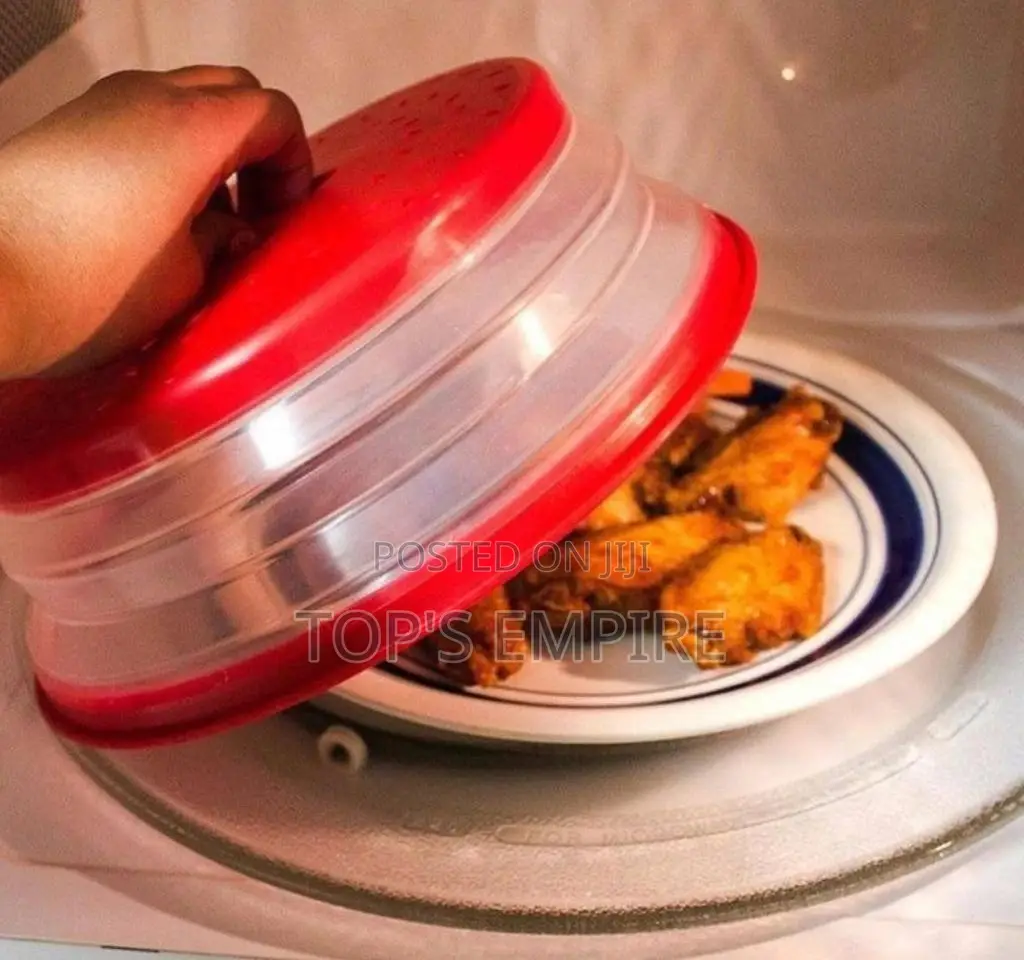 Microwave Food Cover Drainer