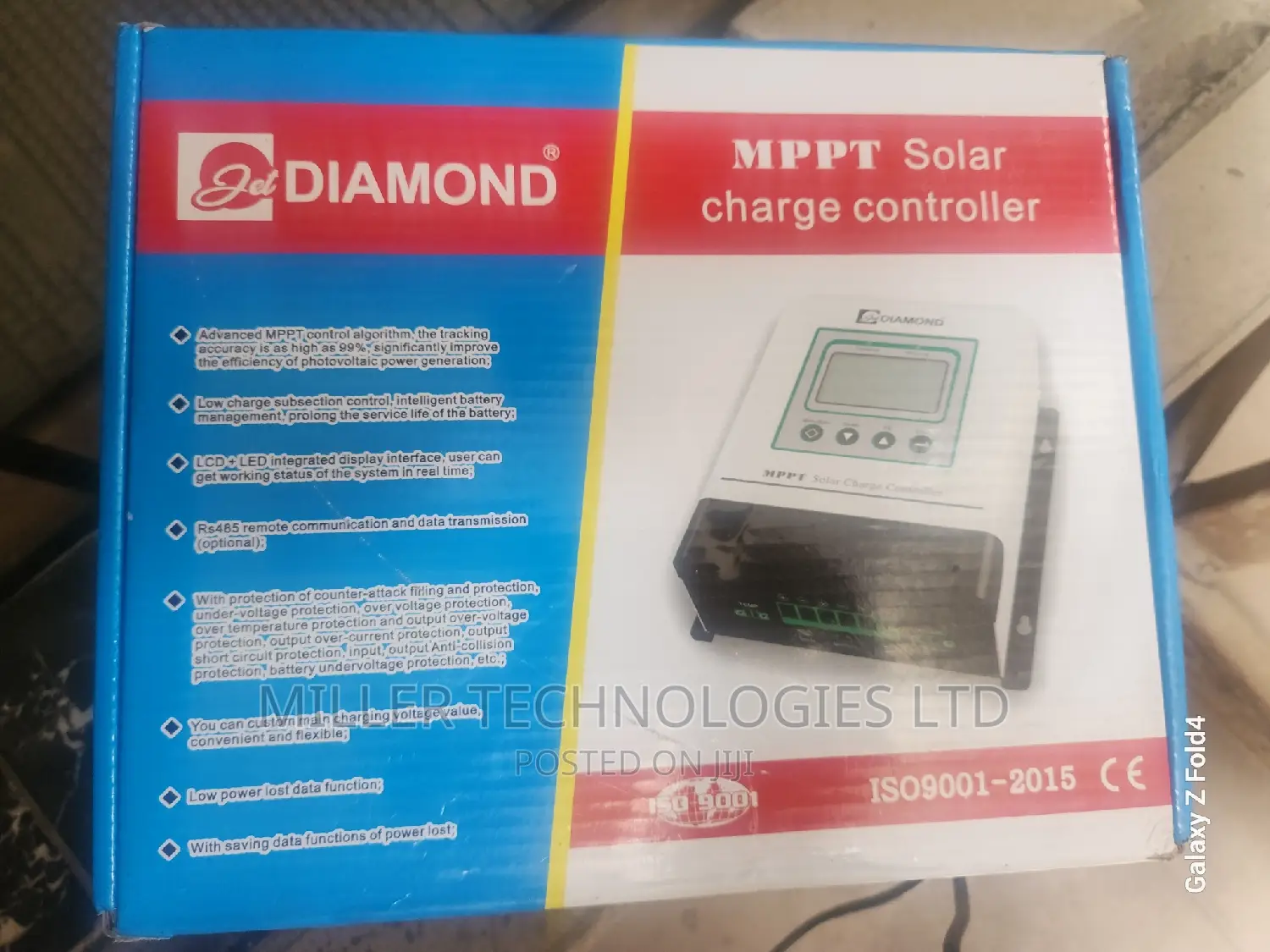 Diamond Charge Controller 40ah 12/24/48v