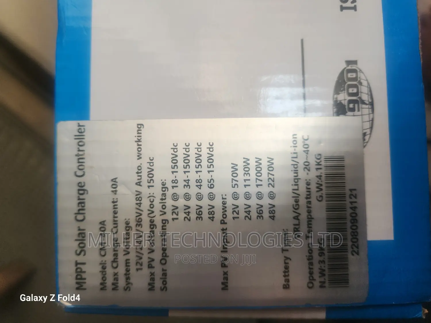 Diamond Charge Controller 40ah 12/24/48v