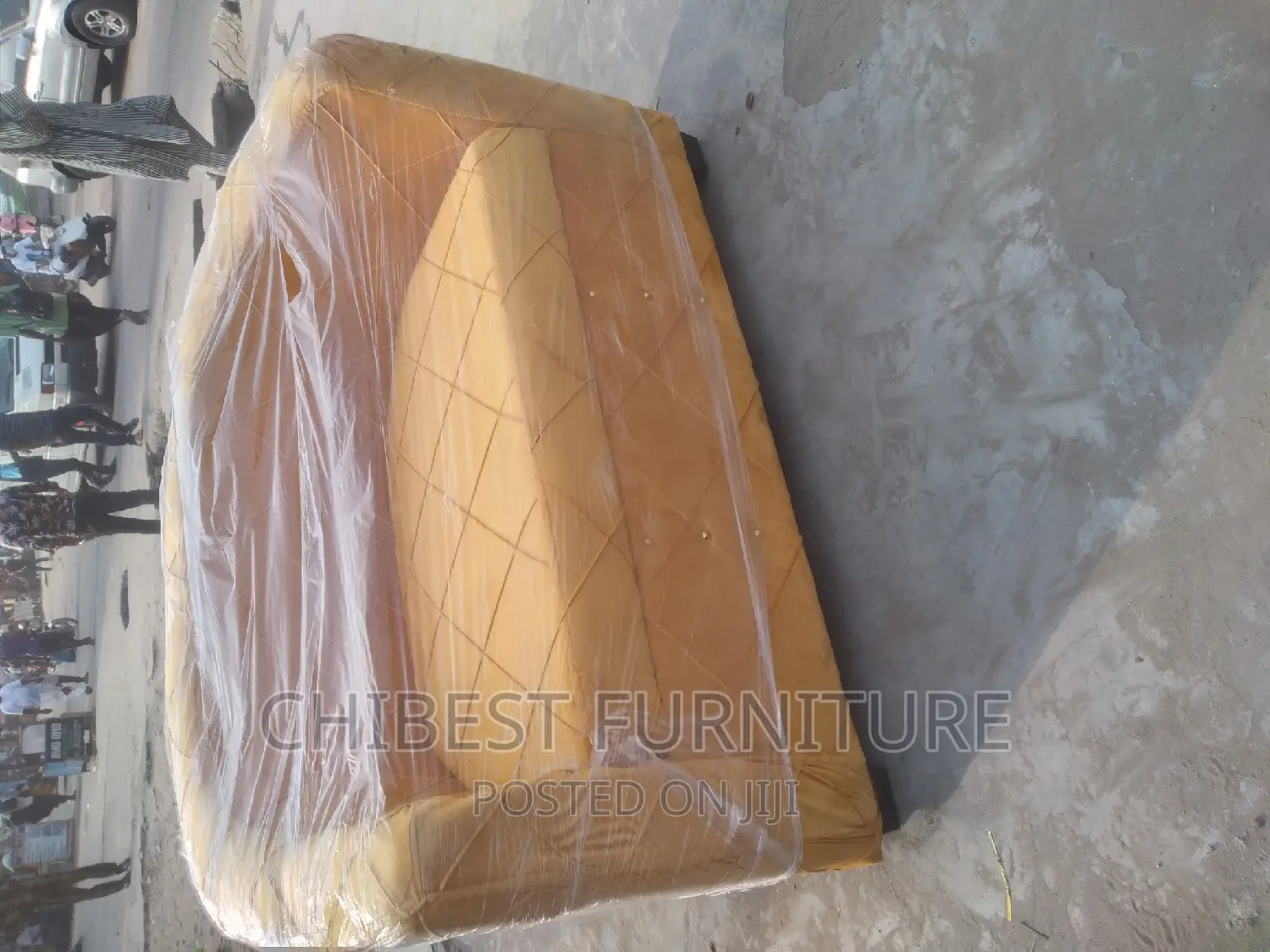 Quality Double Seater Ulphostery Padded Sofa Fabric Chair