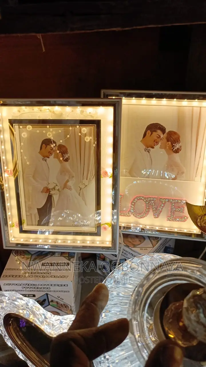 Glass Usb + Led Luminous Photo Frame
