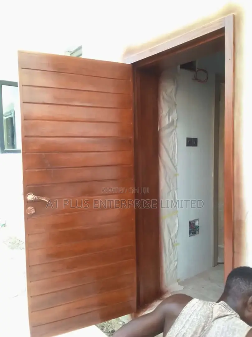 Kitchen Exit Wooden Door