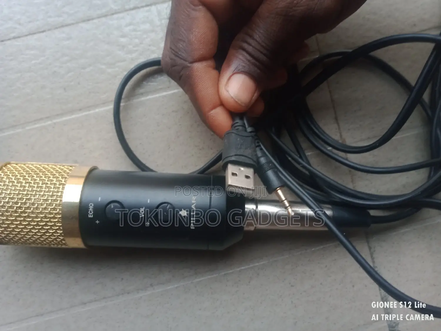 Pillar USB Powered Studio Condenser Microphone