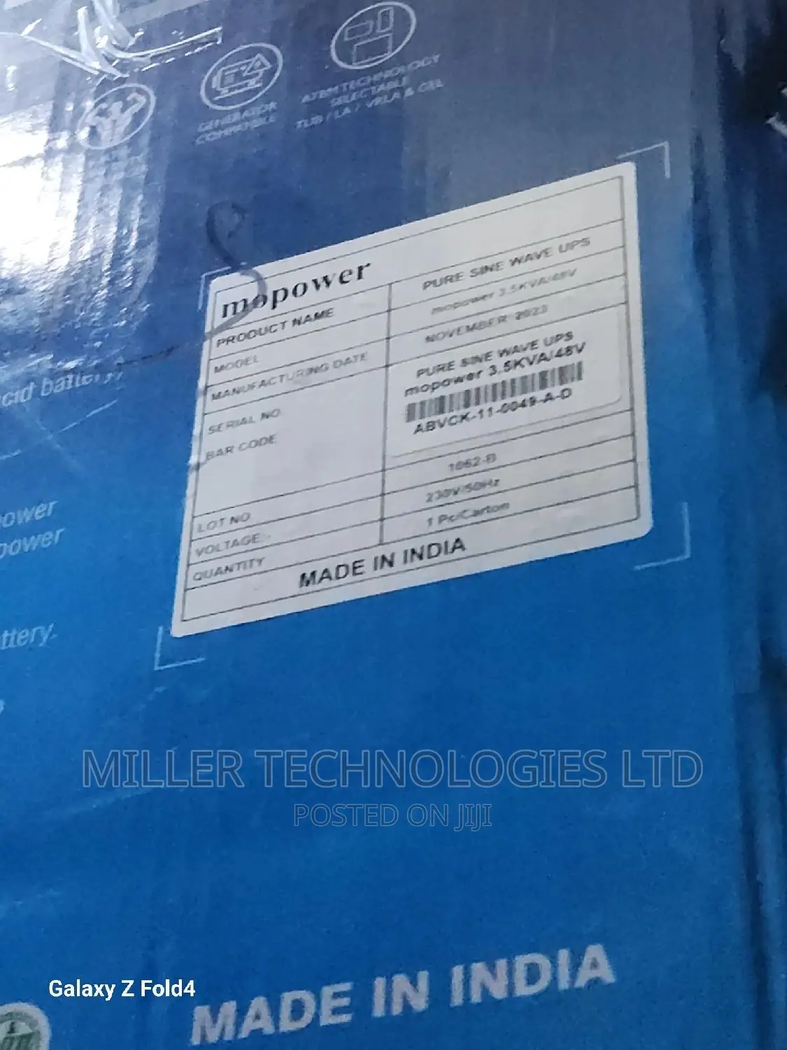 Mopower Inverter 3.5kva 48v