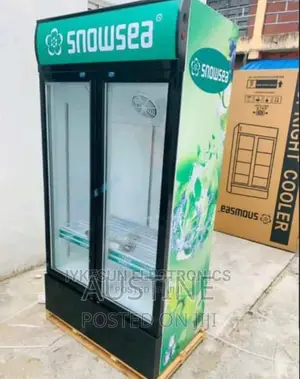 Brand New Snowsea Side-Side Showcase Refrigerator>533L>Red>>