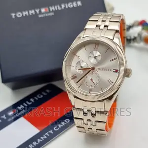 Tommy Hilfiger Chronograph Rose Gold Watch for Women's