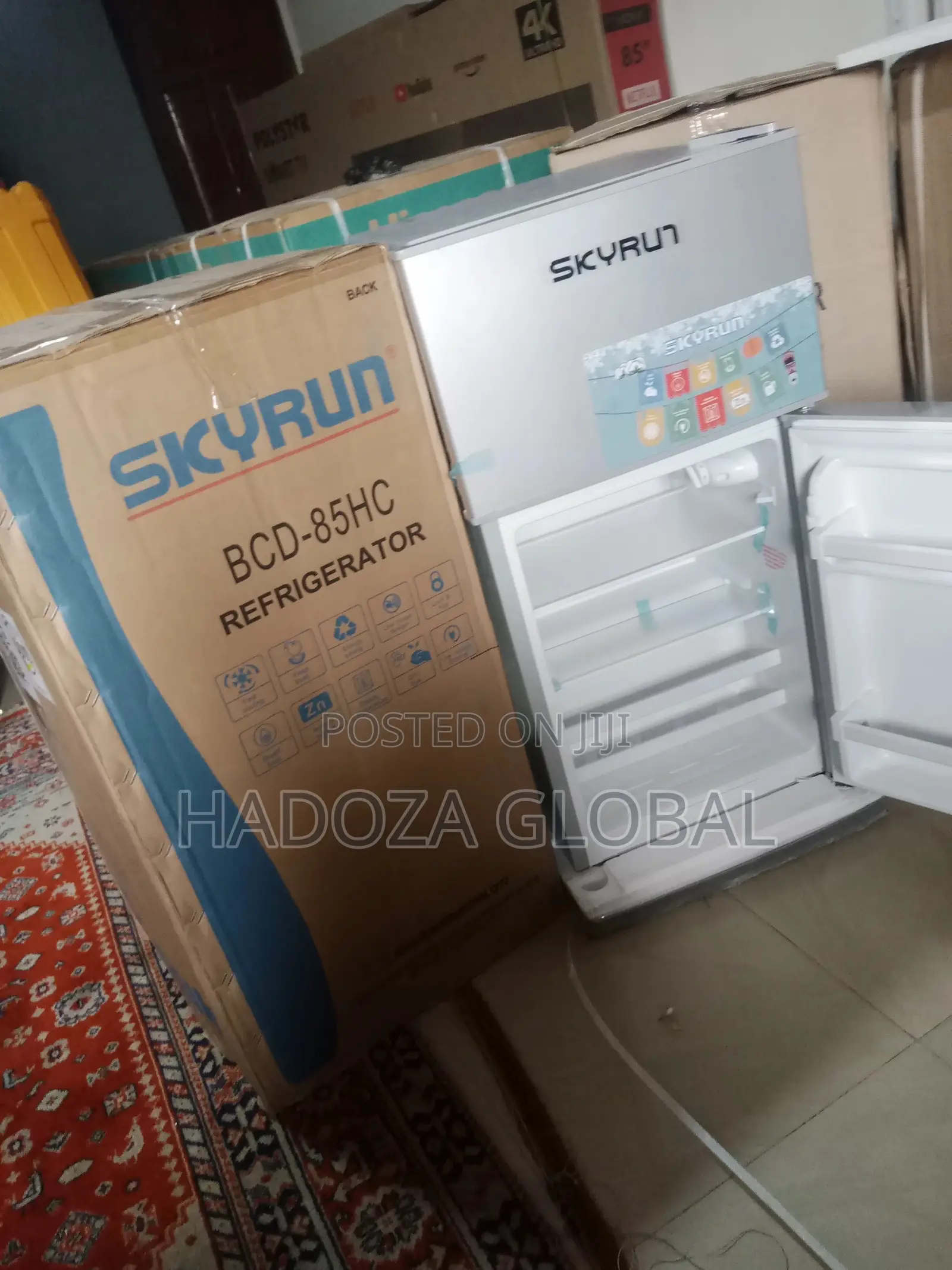 EFFICIENT Skyrun Double Door Refrigerator (Bcd-85hc)