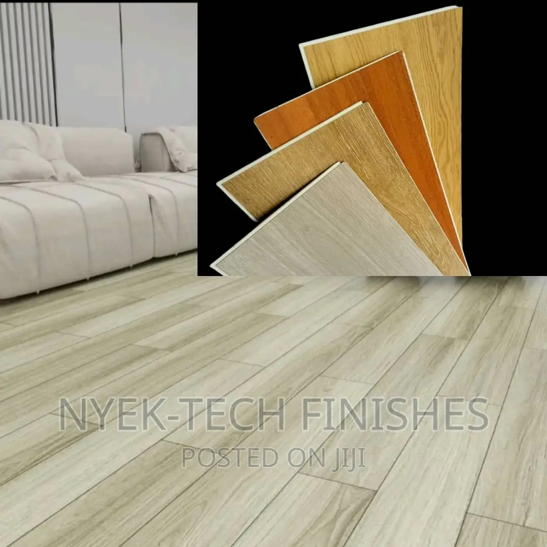 SPC Floor Stone Plastic Polymer Wooden Interlock Tiles