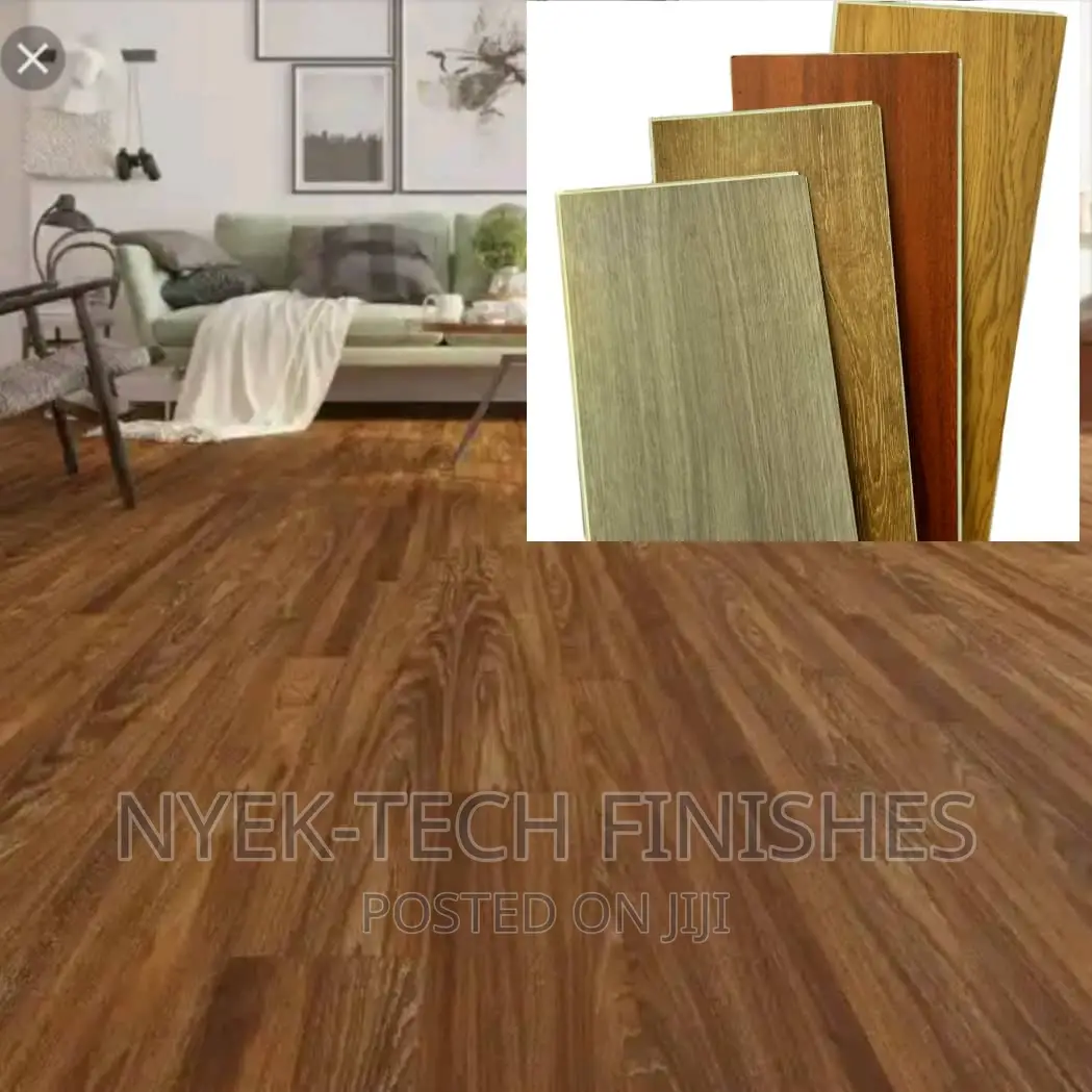 SPC Floor Stone Plastic Polymer Wooden Interlock Tiles
