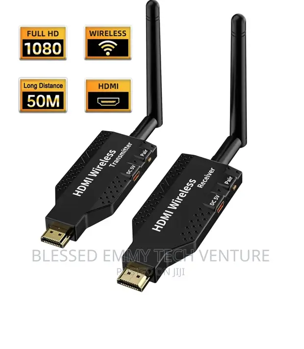 Wireless HDMI Transmitter and Receiver for Camera PC to TV in - Main Image