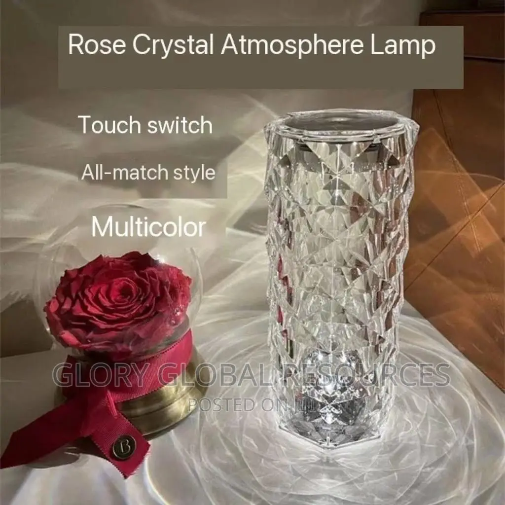 Rose Diamond Crystal Atmosphere Lamp