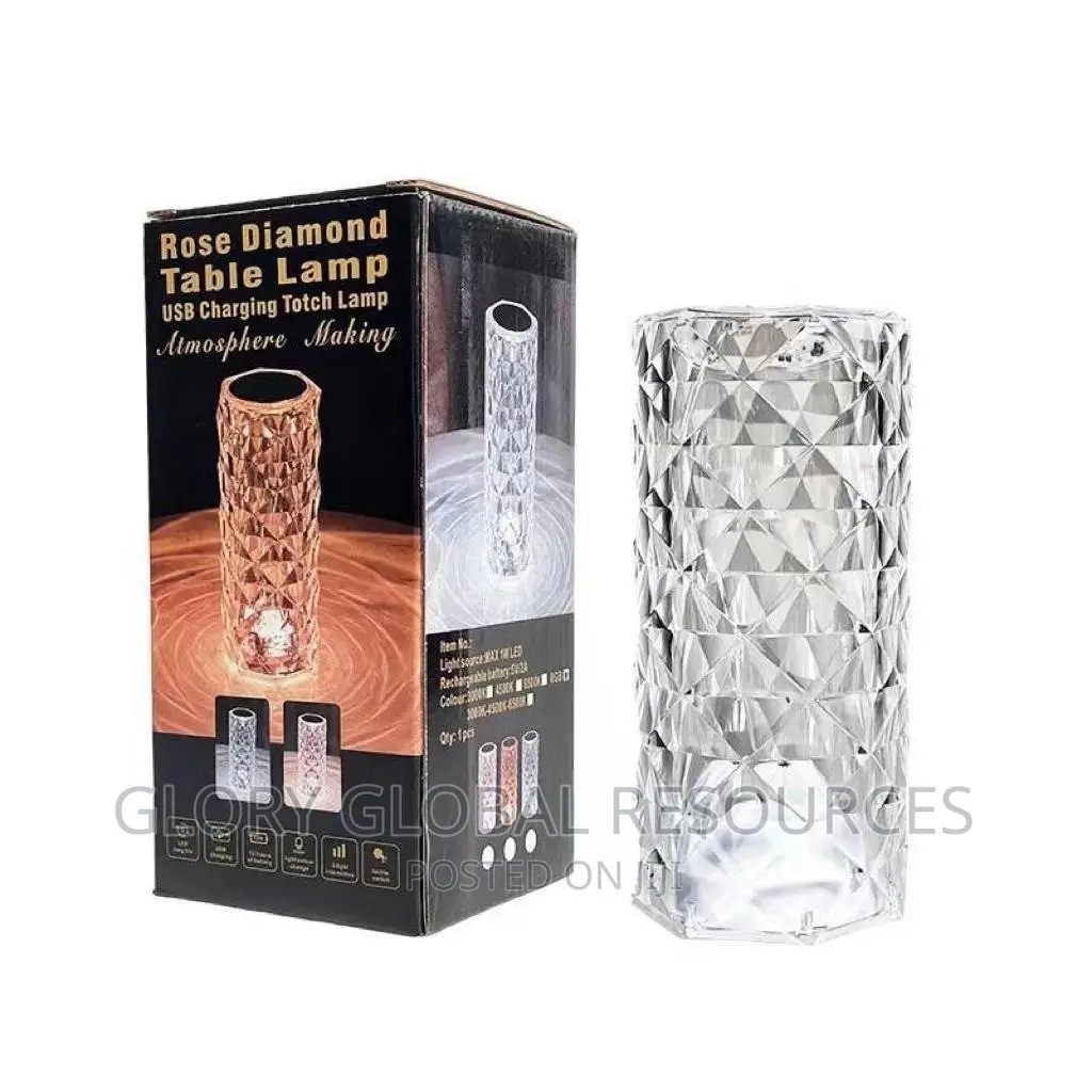 Rose Diamond Crystal Atmosphere Lamp